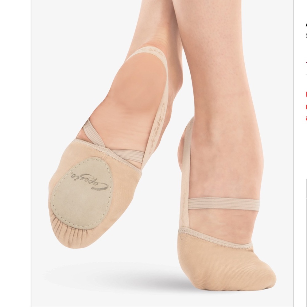 Adult Pirouette II Canvas Lyrical Shoes in Small